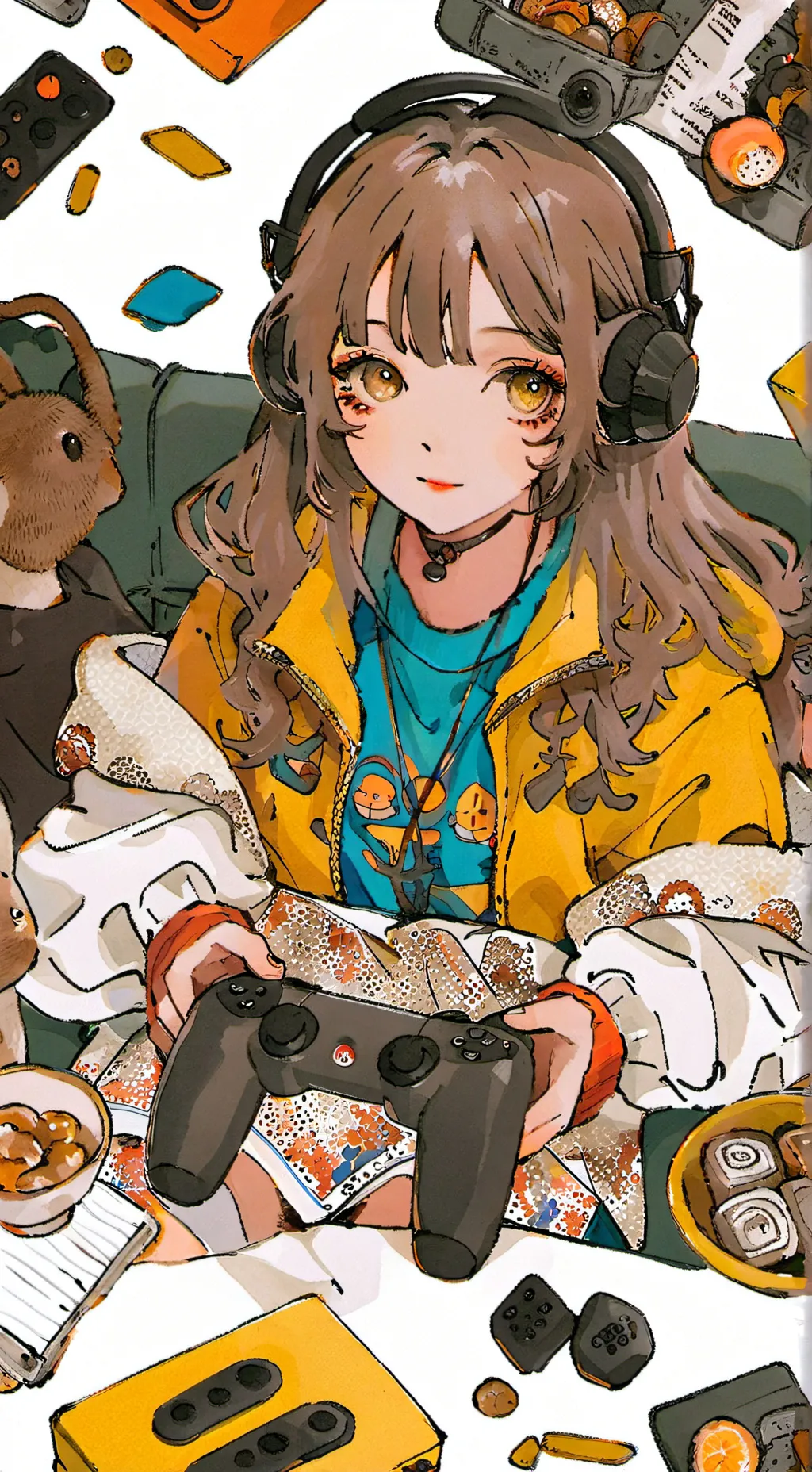 ai character: Zen background