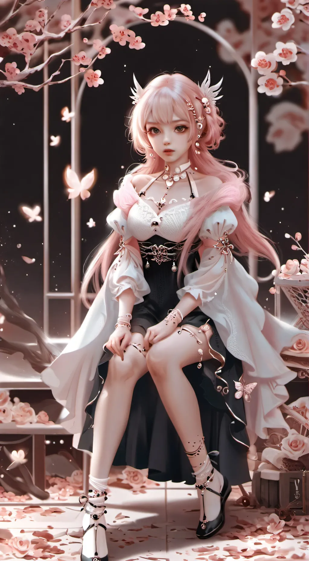 ai character: OMAMI(MAGICAL Girl background