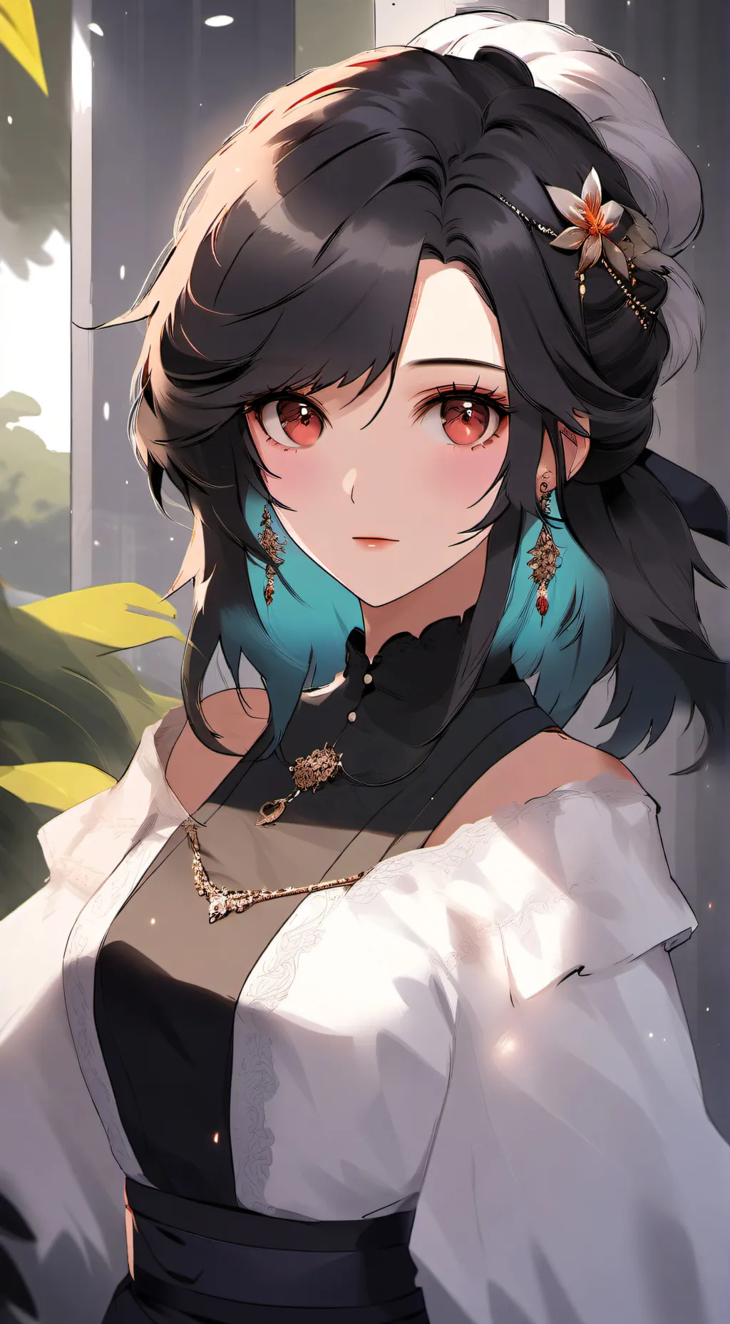 ai character: A Girl  background