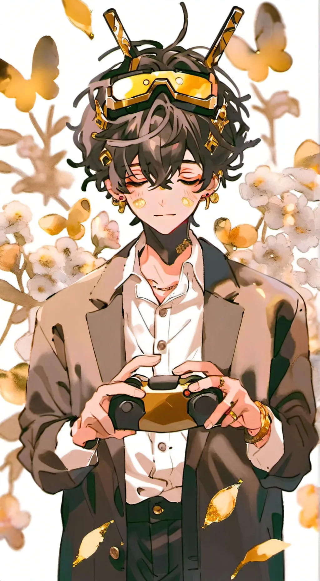 ai character: garnold background