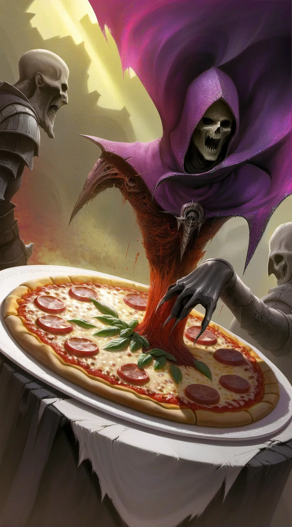 ai character: Pizza tower background