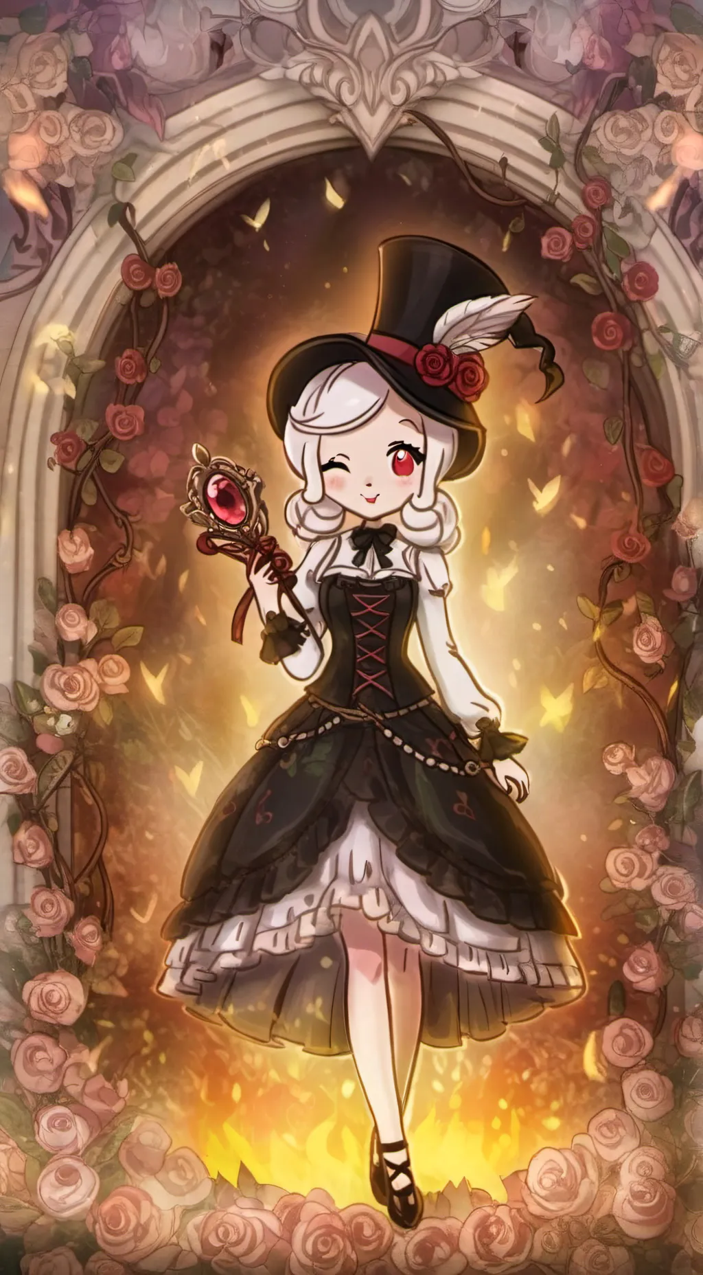 ai character: ♠️marbara♠️ background