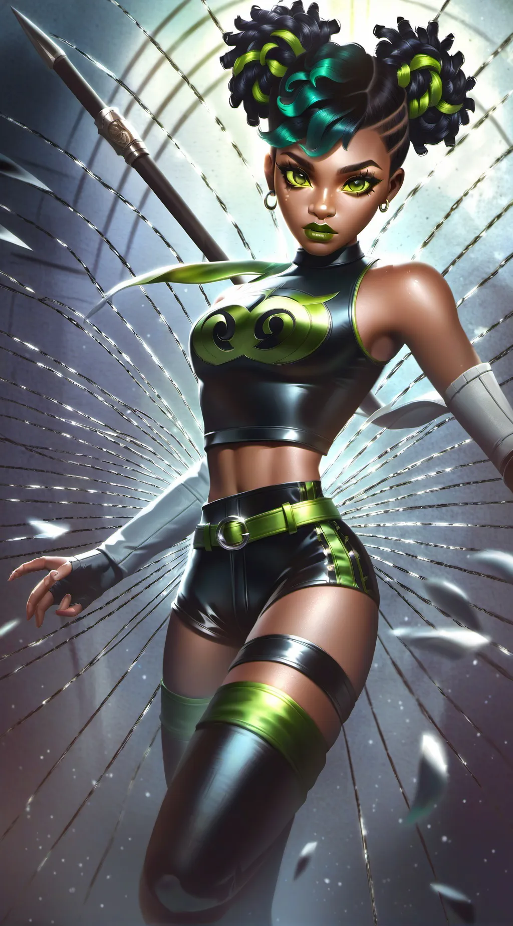 ai character: Tina  background