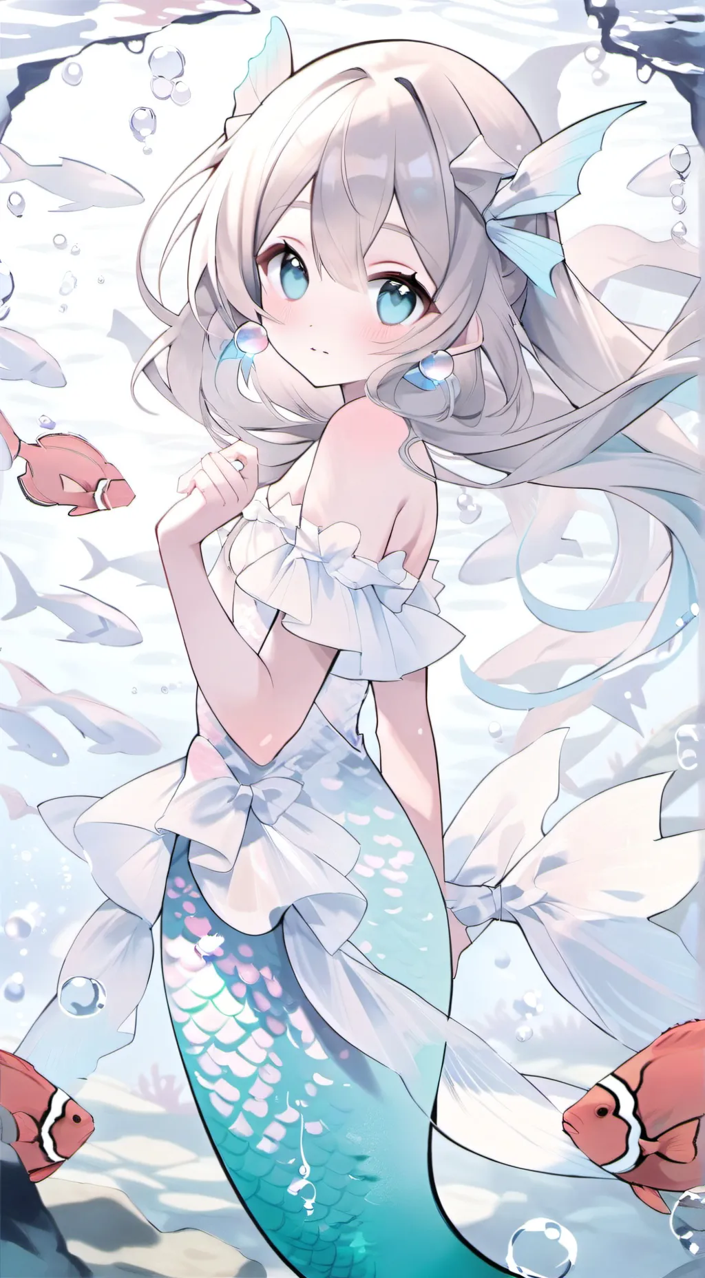 ai character: Aquamarin background