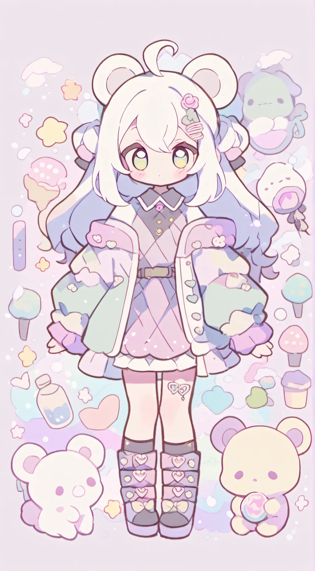 ai character: skzoo  background