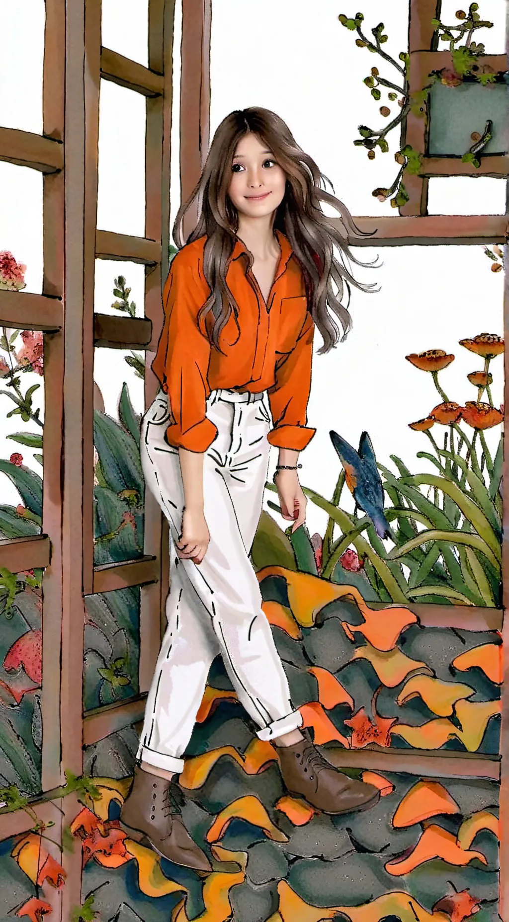 ai character: ana background