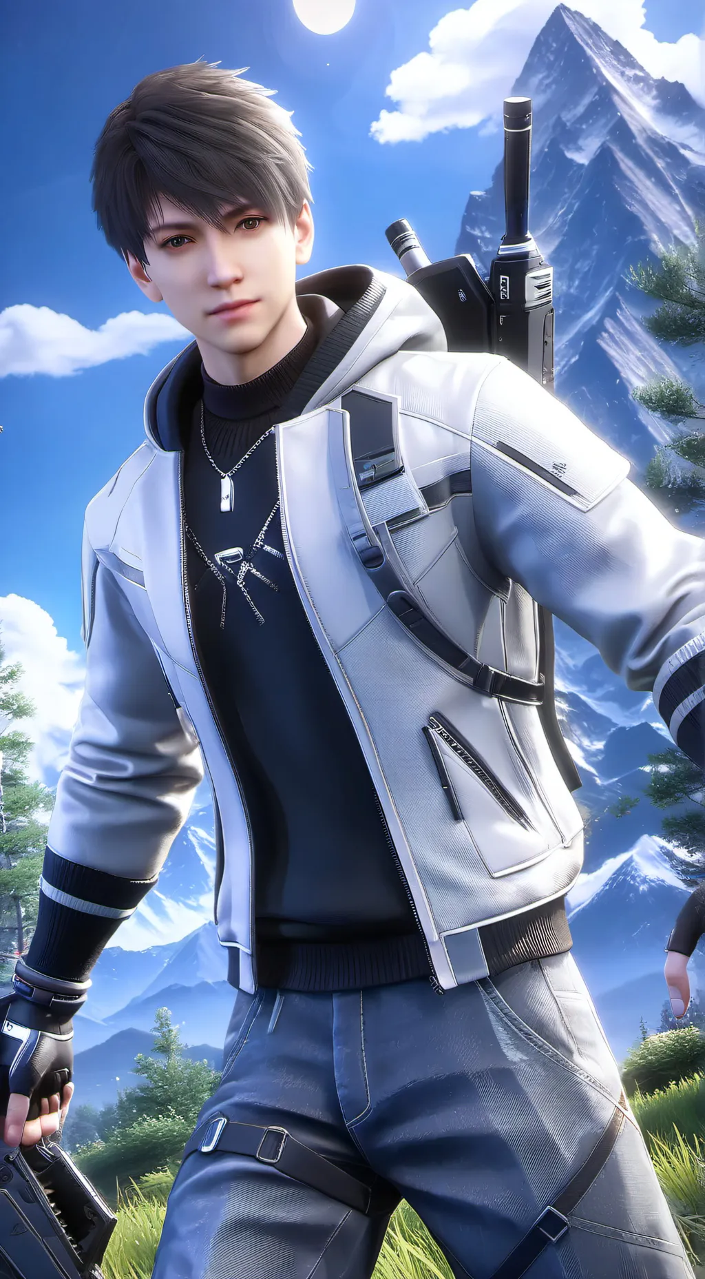 ai character: Caleb  background