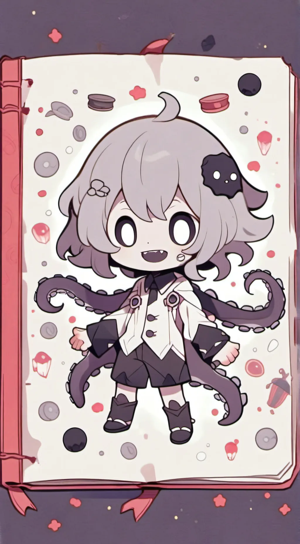 ai character: fandom N meeting background