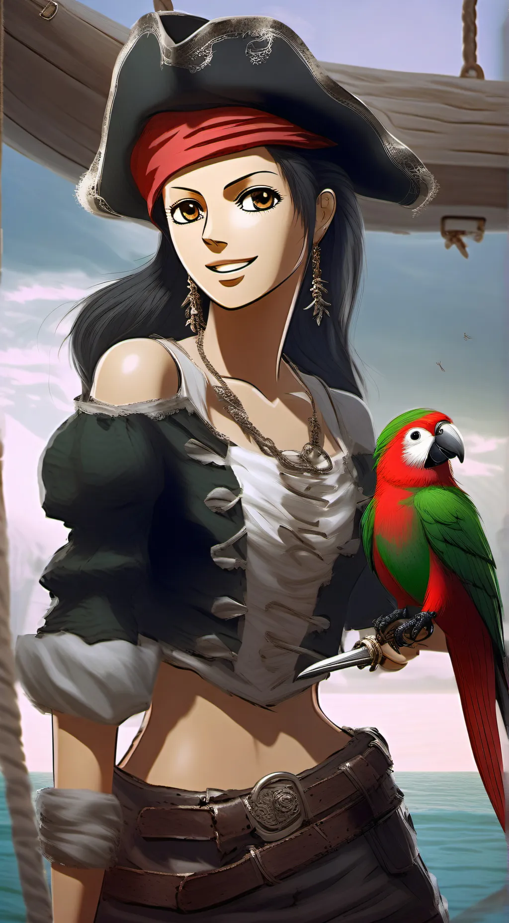 ai character: Lucie Jones  background