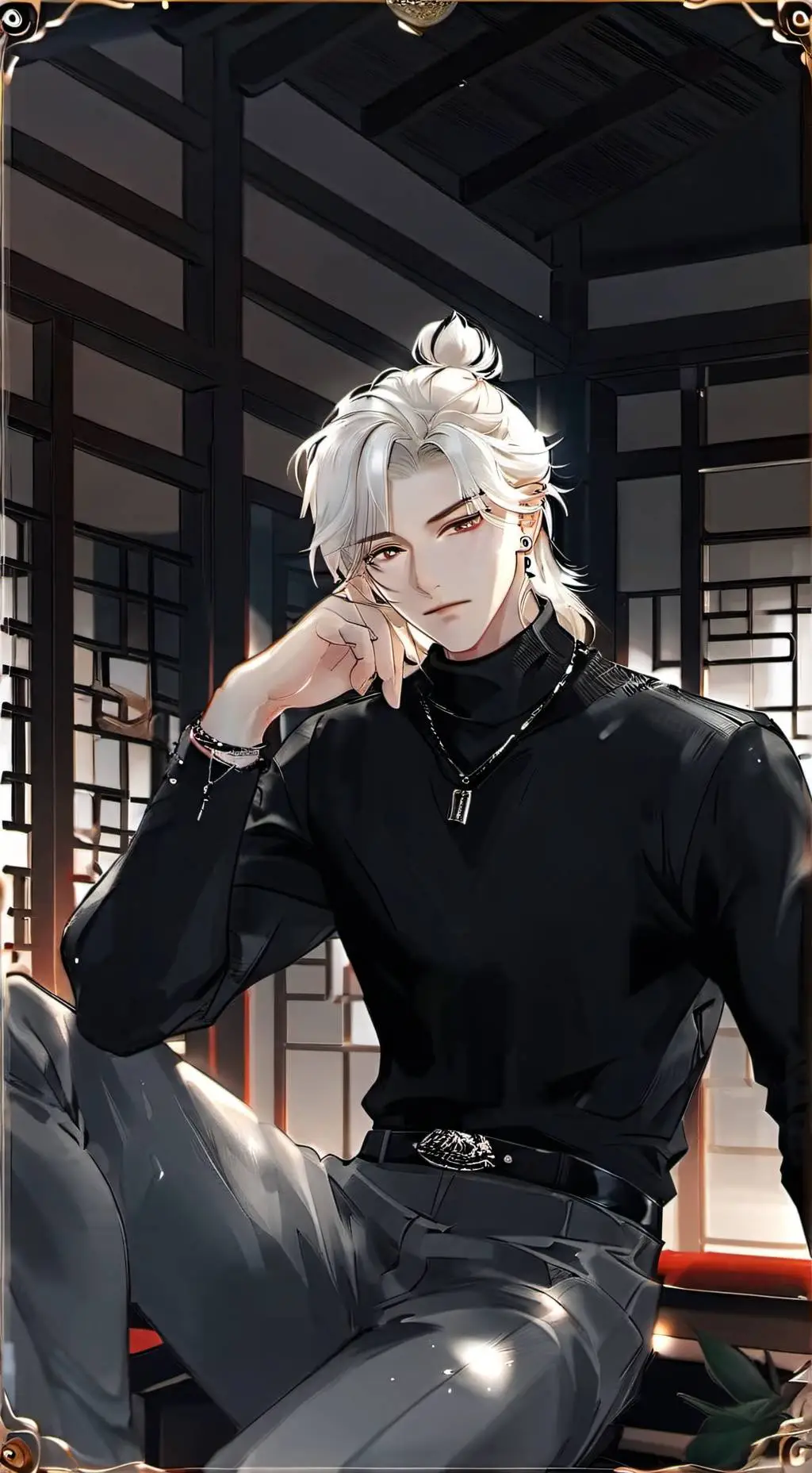 ai character: Ezran  background