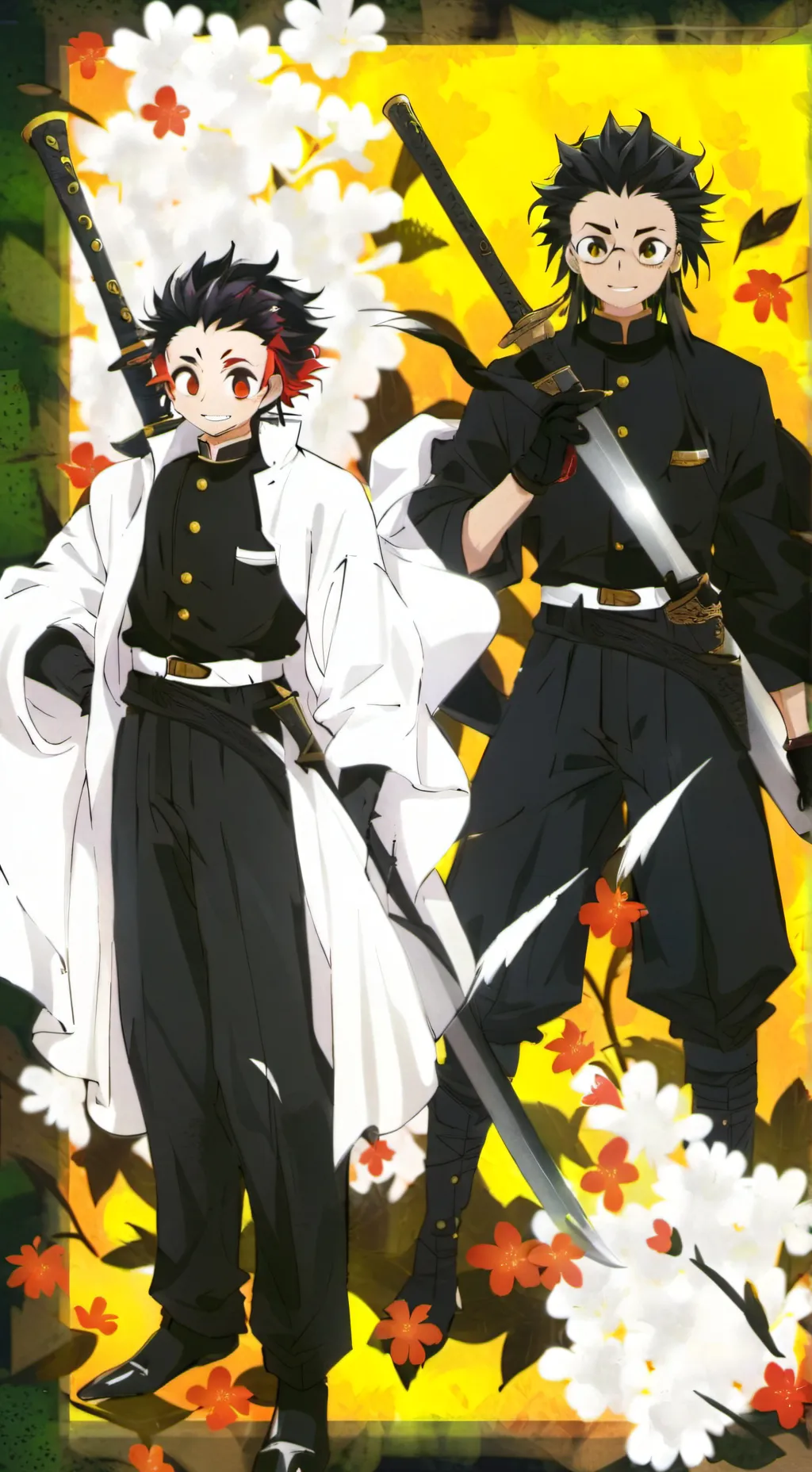 ai character: demon slayer WISH! background