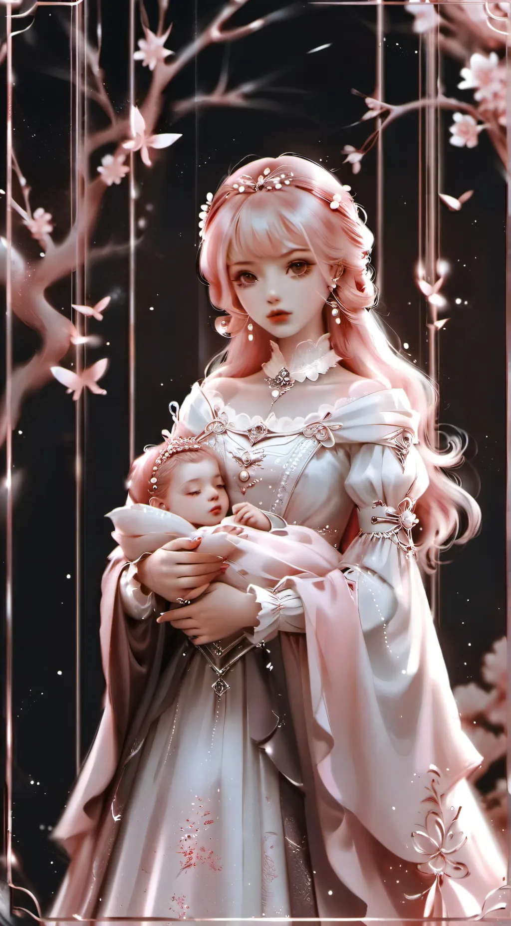 ai character: OMAMI(Mother) background