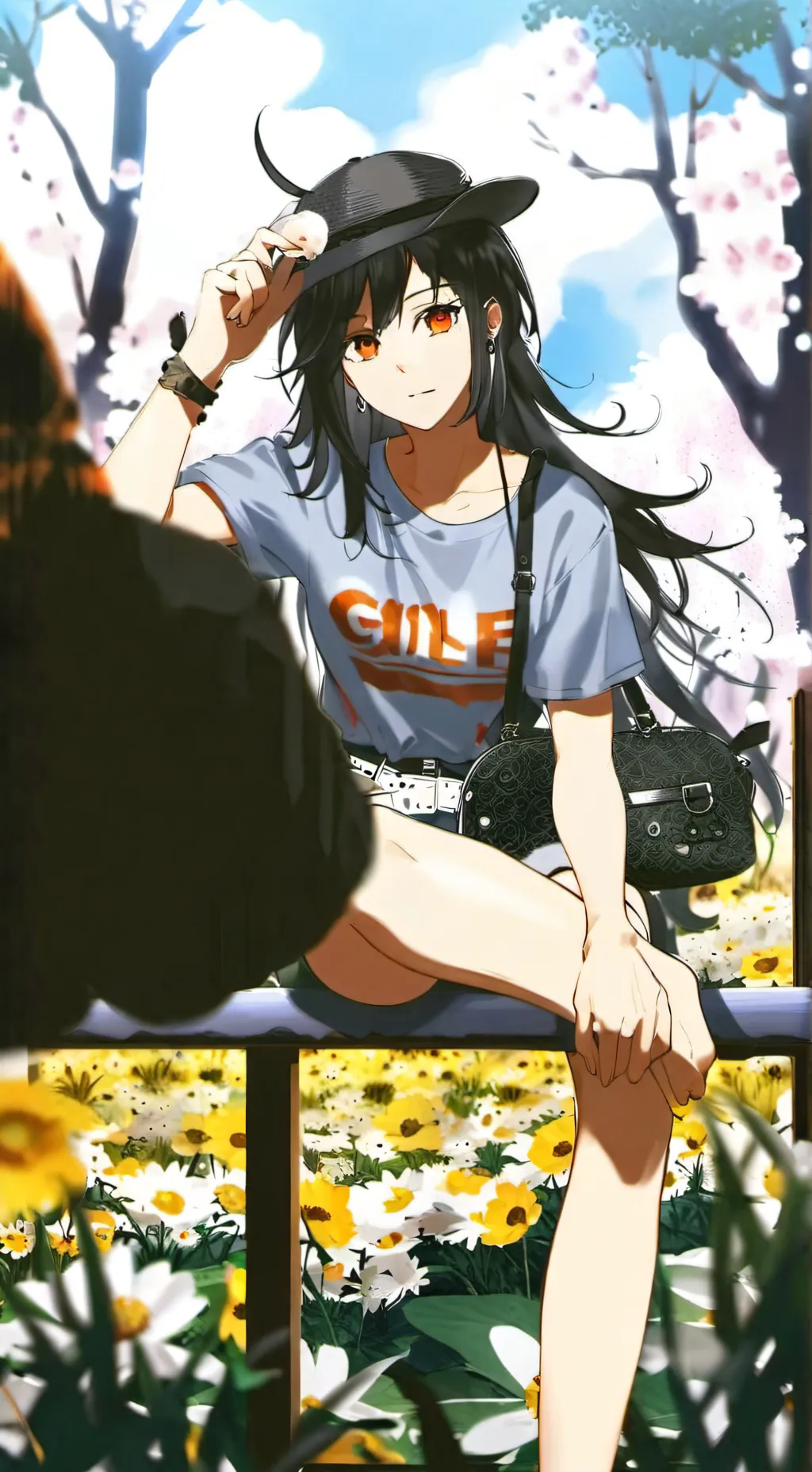 ai character: Léana  background