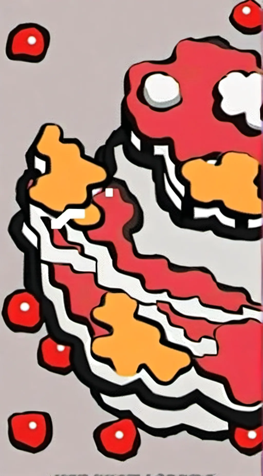 ai character: Fruitcake World au background