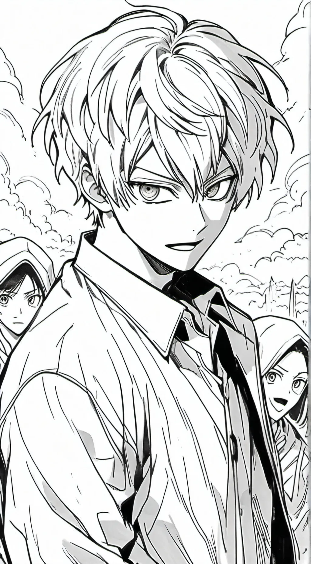 ai character: Bakugo Katsuki background