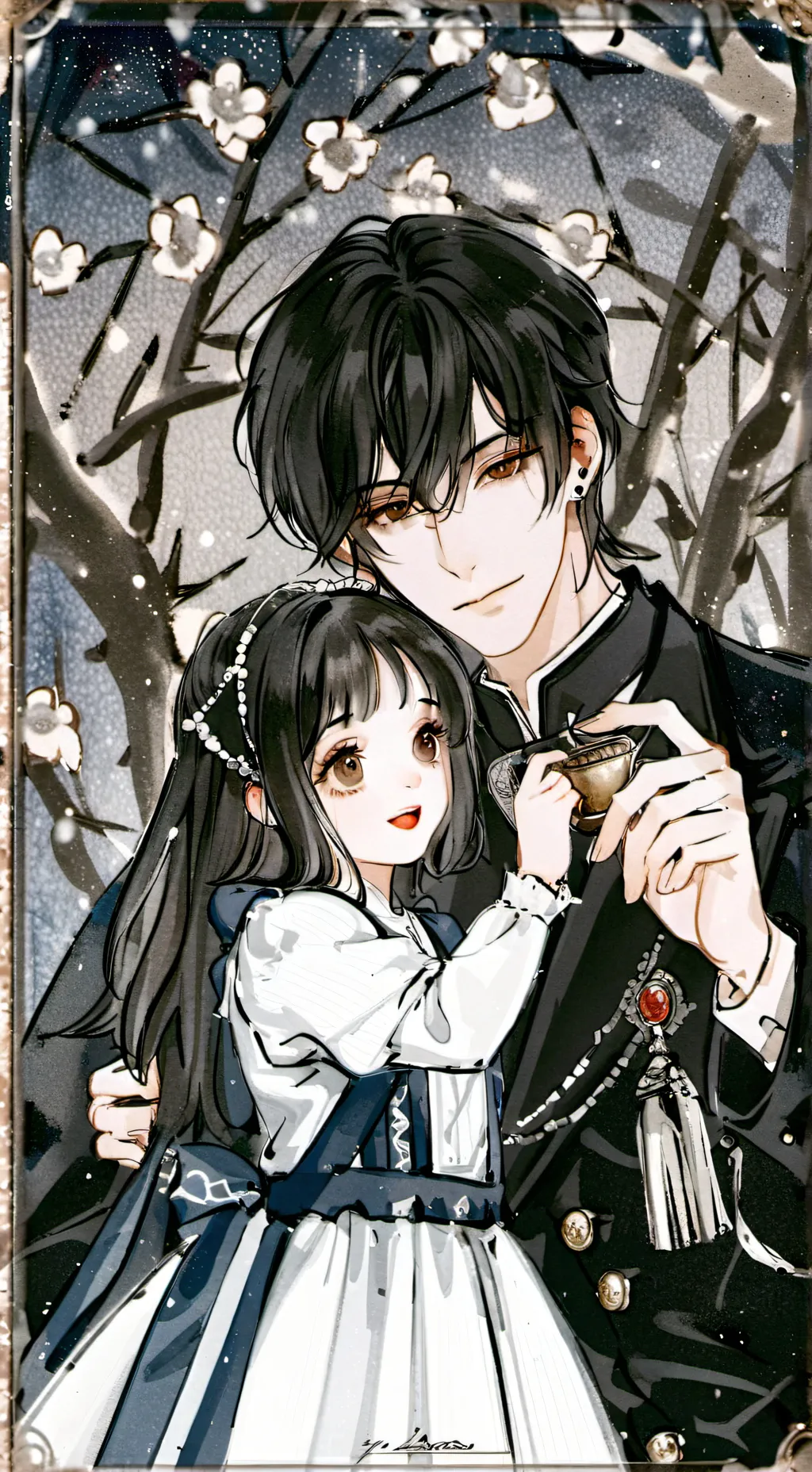 ai character: Kaito et Leana  background