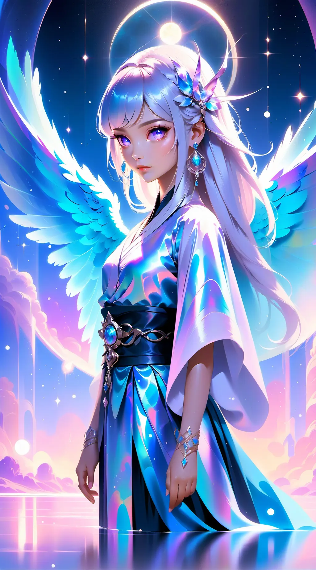 ai character: Announcements!! 💐 background