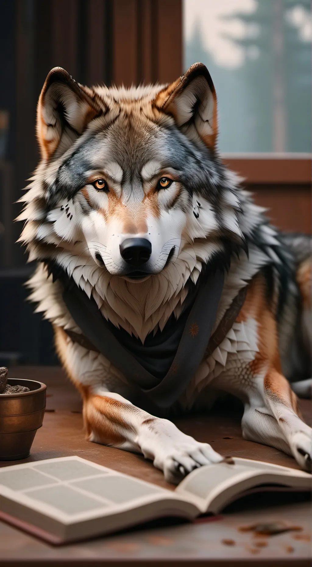 ai character: 🌲 wildcraft 🌲 background