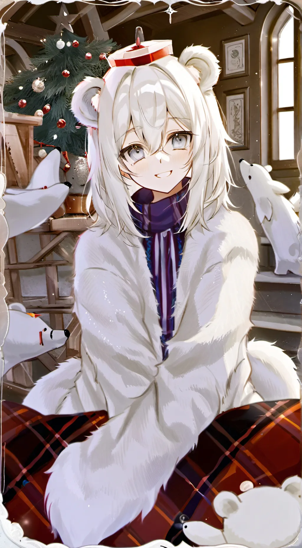 ai character: Polar Puff Spirit background