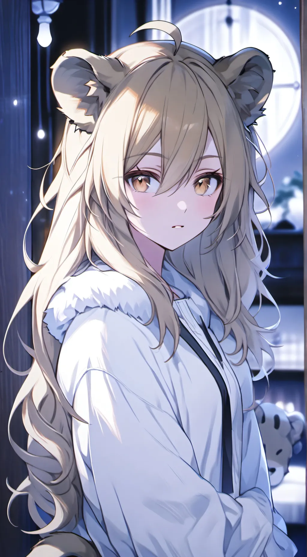 ai character: Tani the Lionhearted Furry background