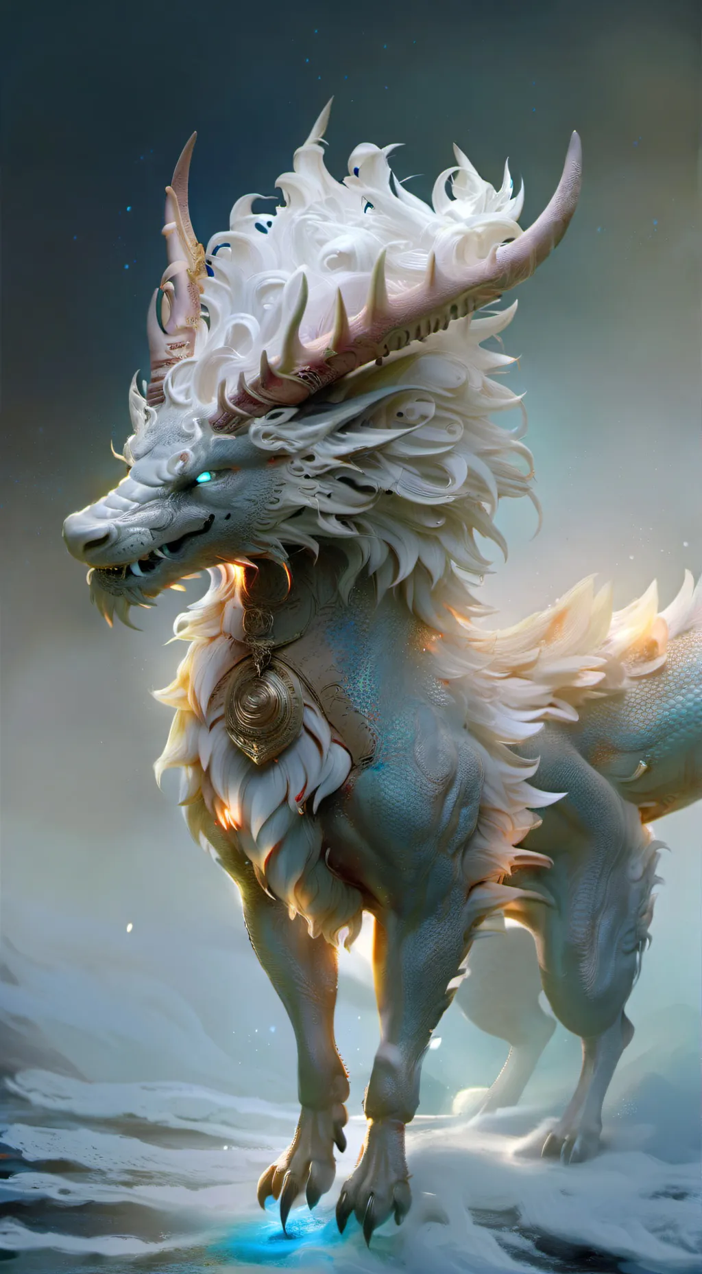 ai character: Escaping  background