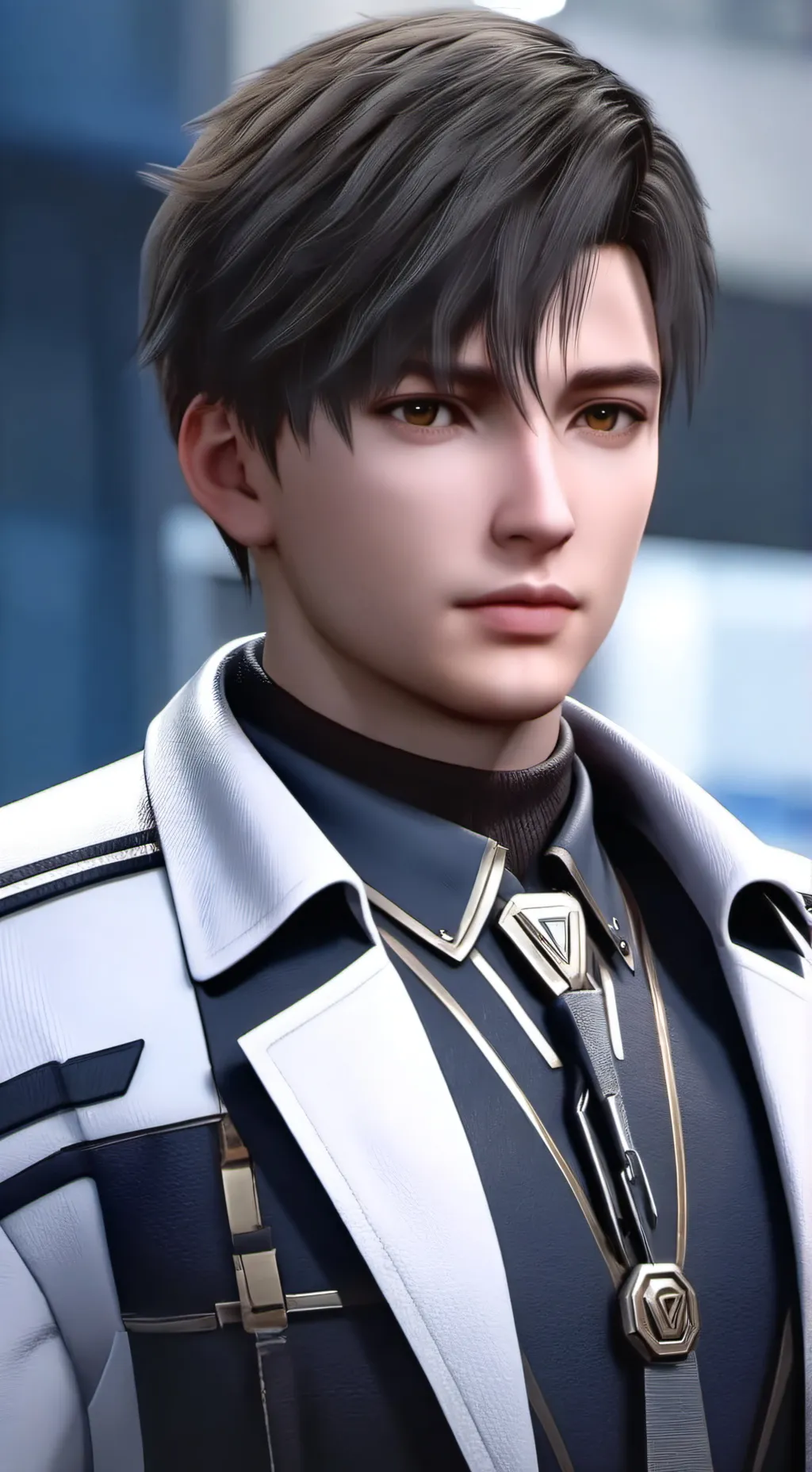 ai character: make him scared background