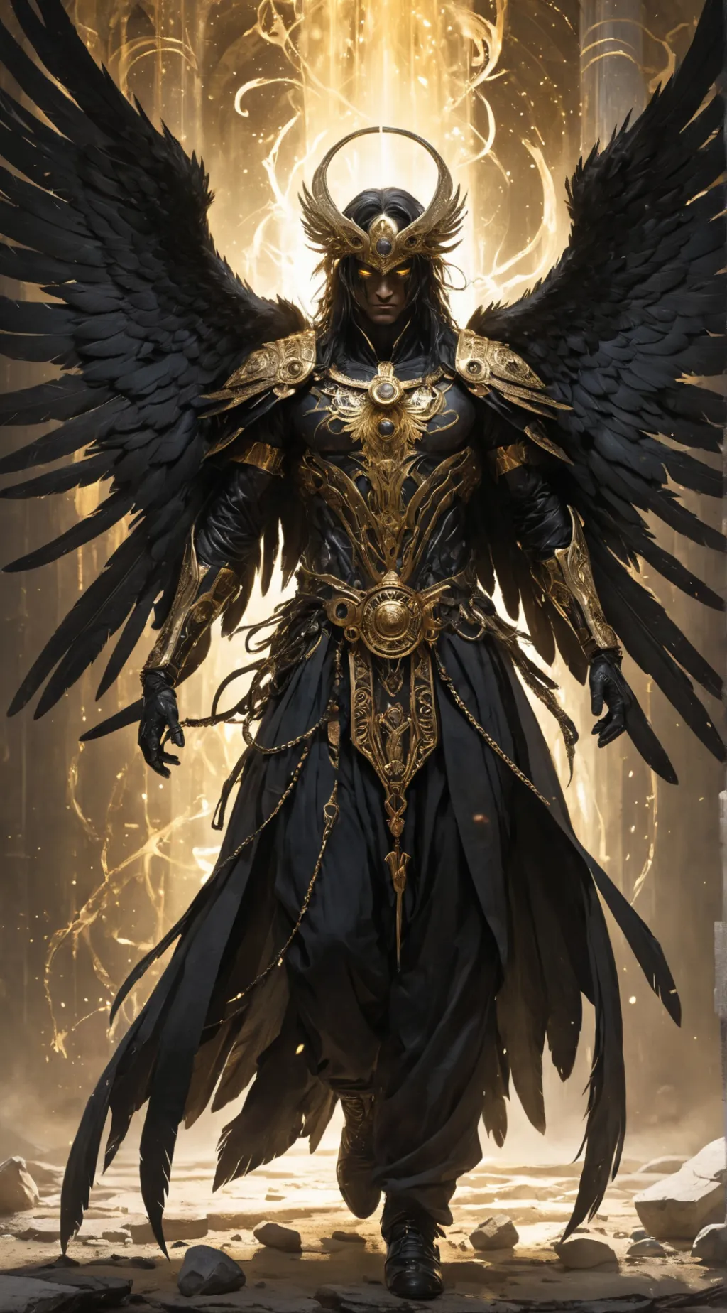 ai character: Azrael background