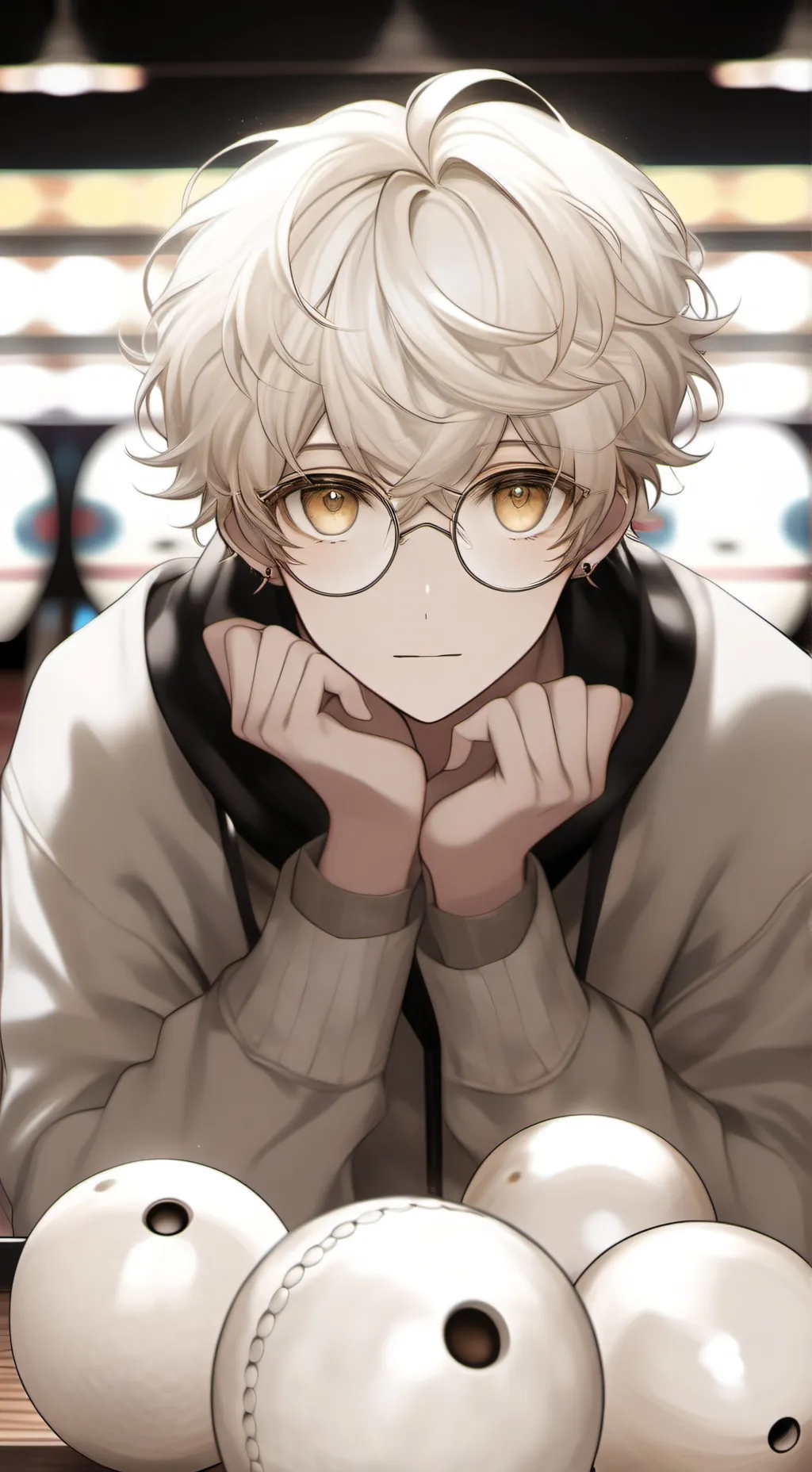 ai character: °•*|he-jun\*•° background