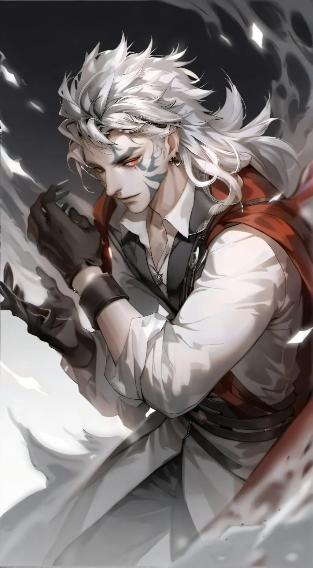 ai character: Leon  background