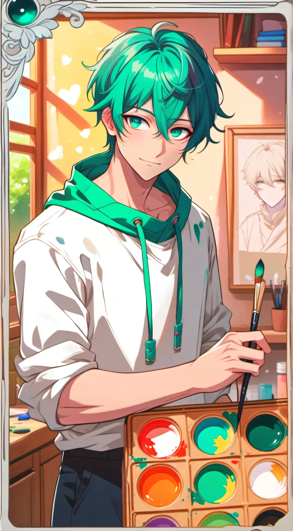 ai character: •°~{Vic}°• background