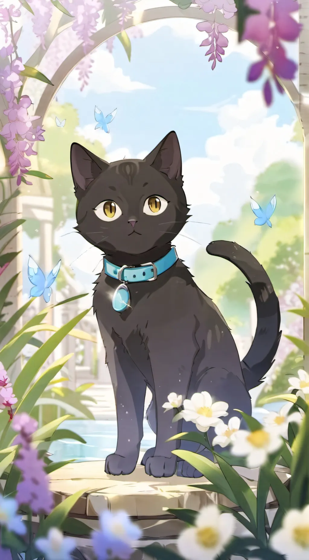 ai character: Choco Cat background