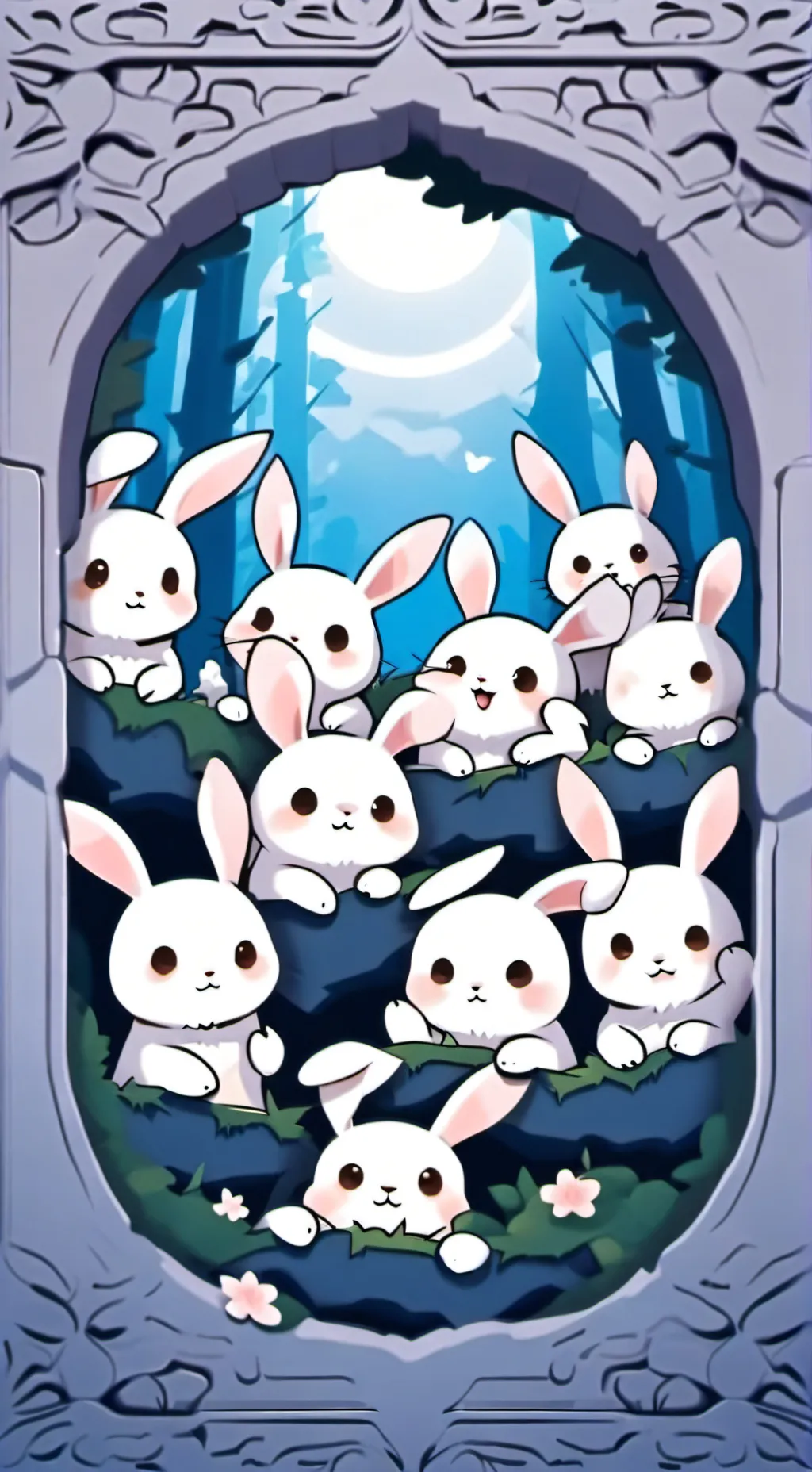 ai character: the bunnys  background