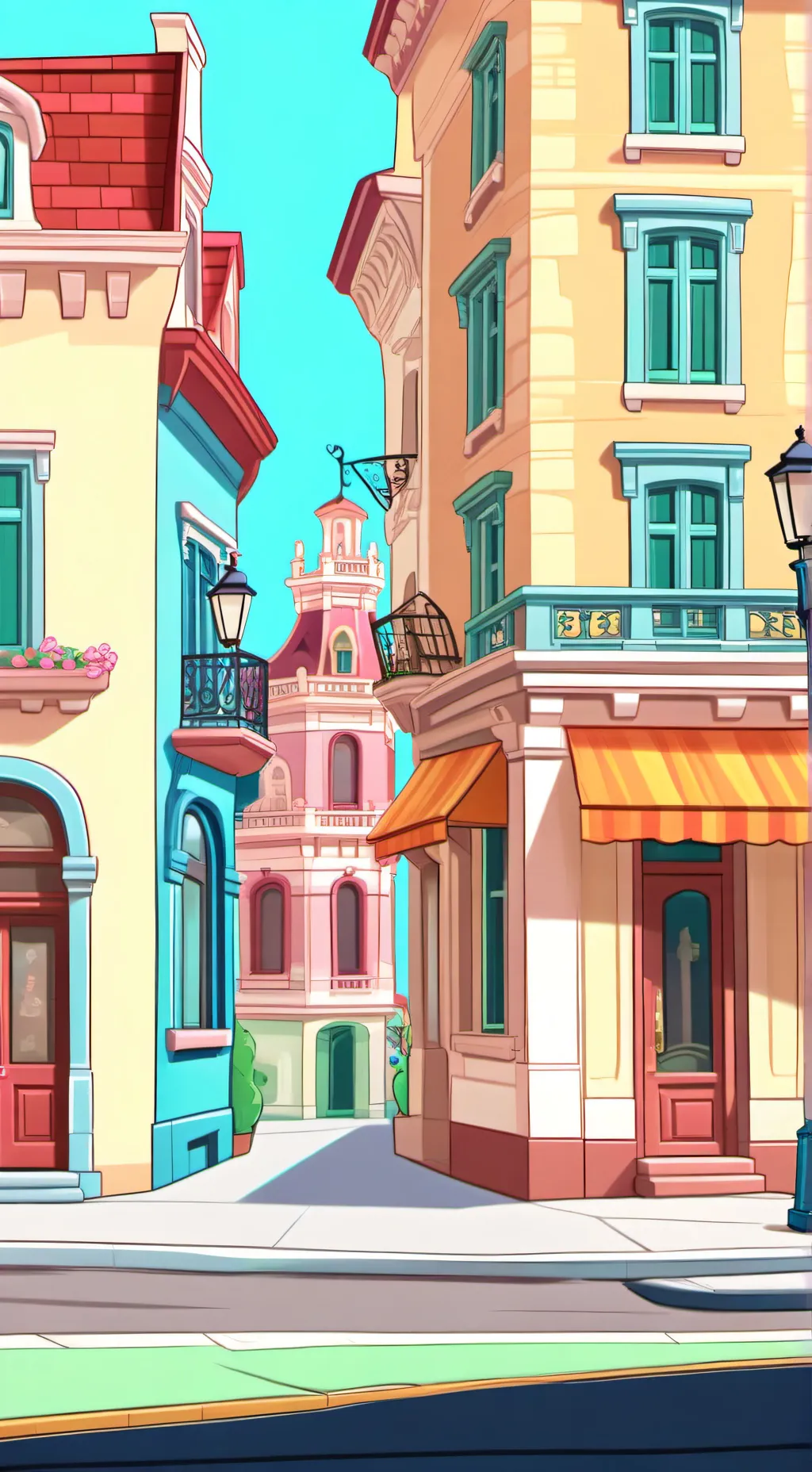 ai character: my friend oc world background