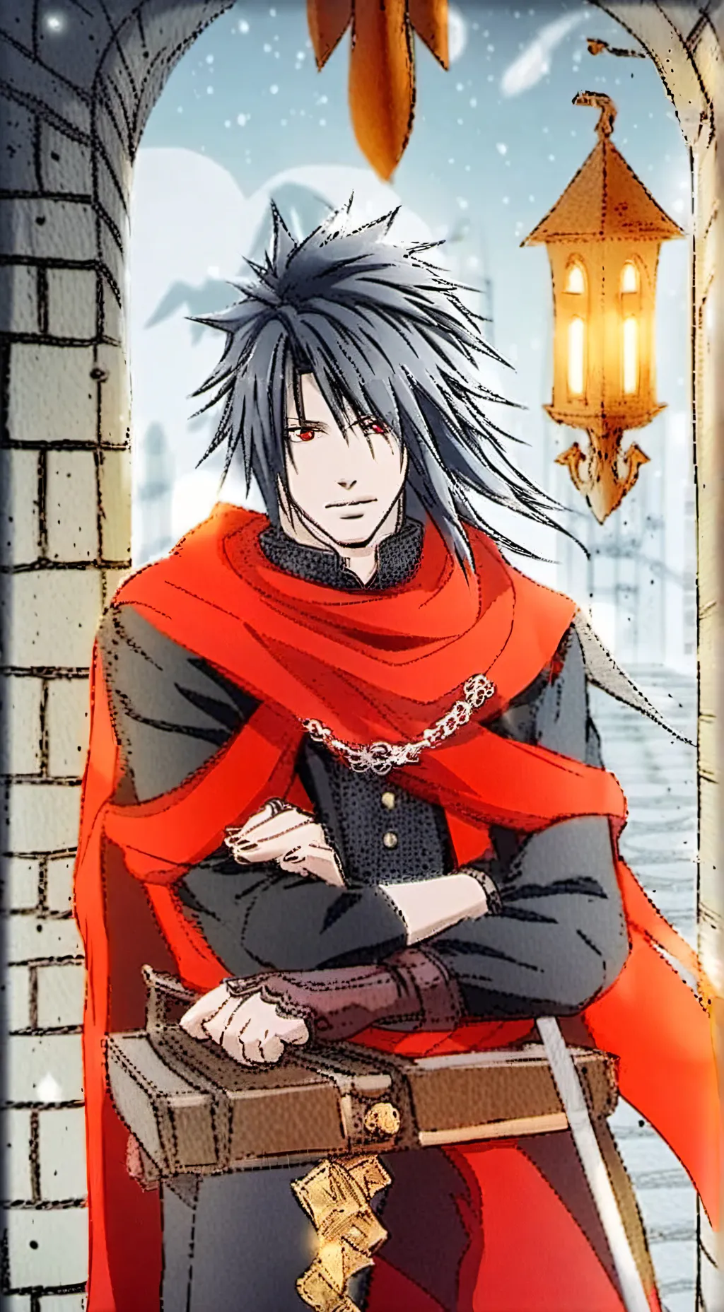 ai character: Vincent Valentine background