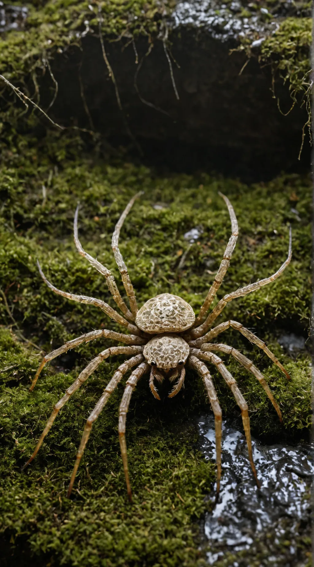 ai character: venomous spider 🕷️ background