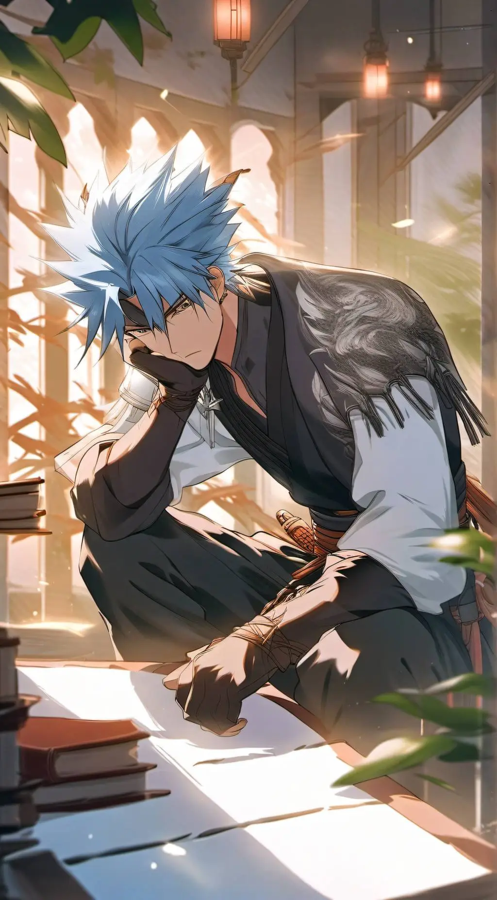 ai character: Marcus 🥷🏻 background