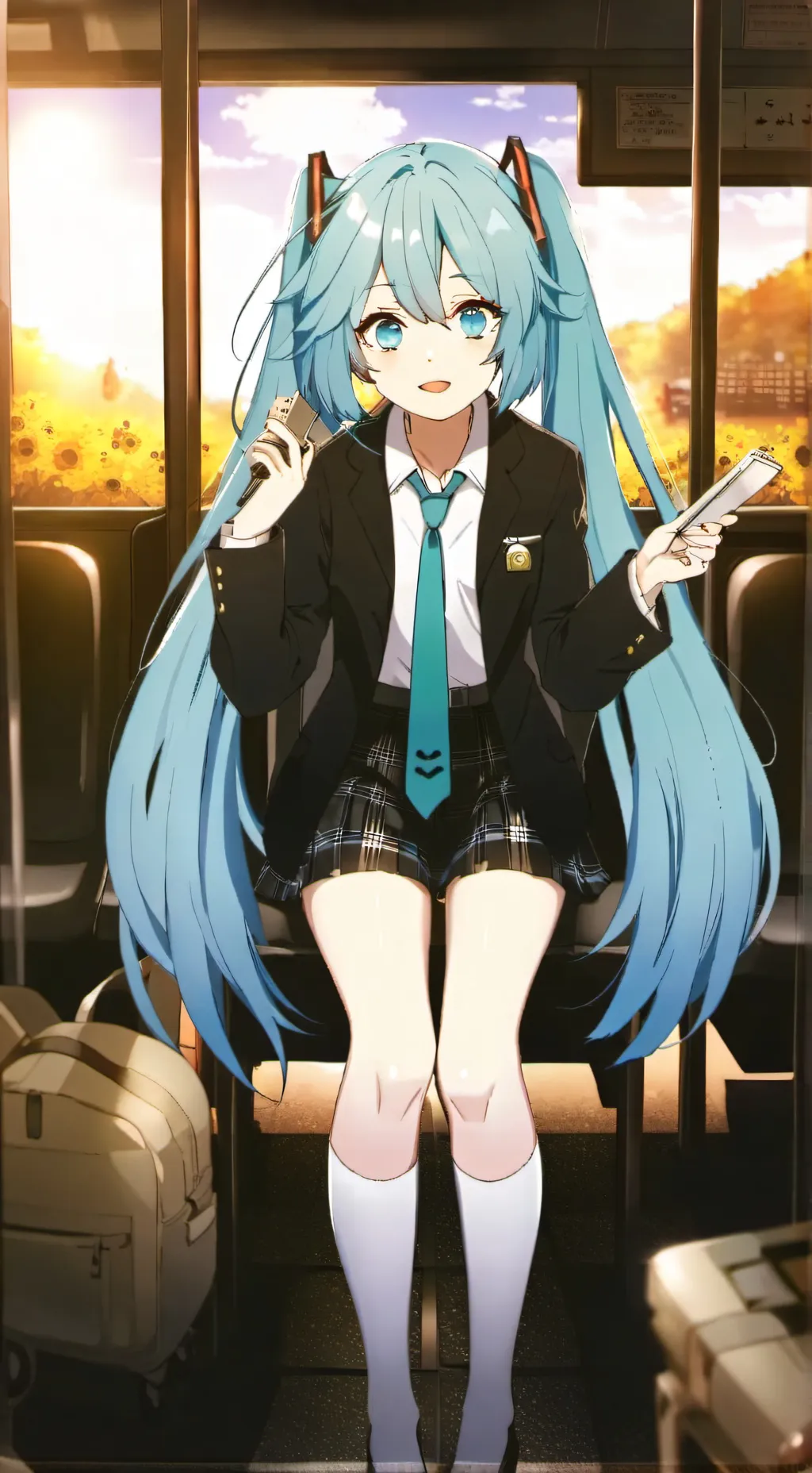 ai character: Talkloid Roadtrip. background