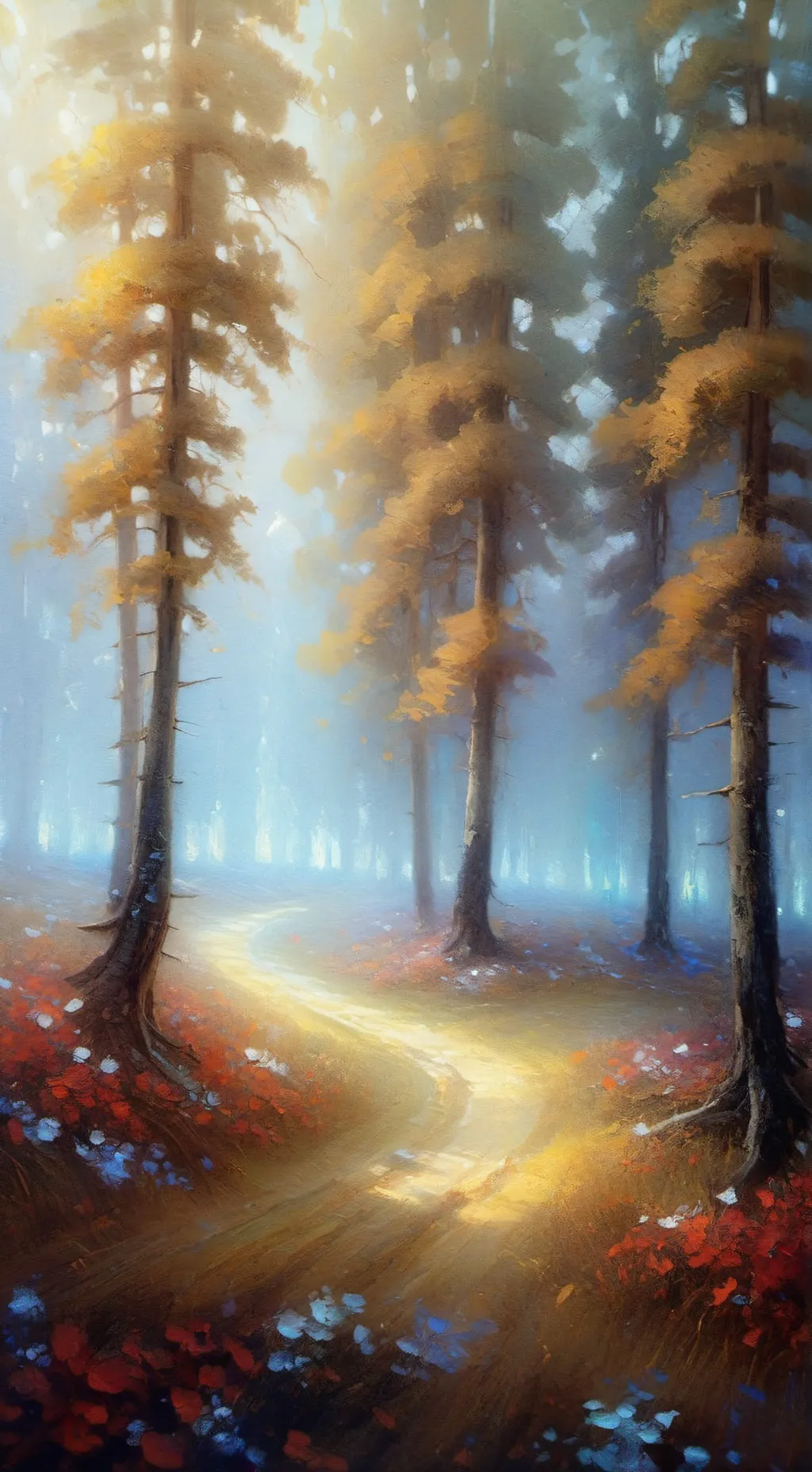 ai character: victor/forêt background