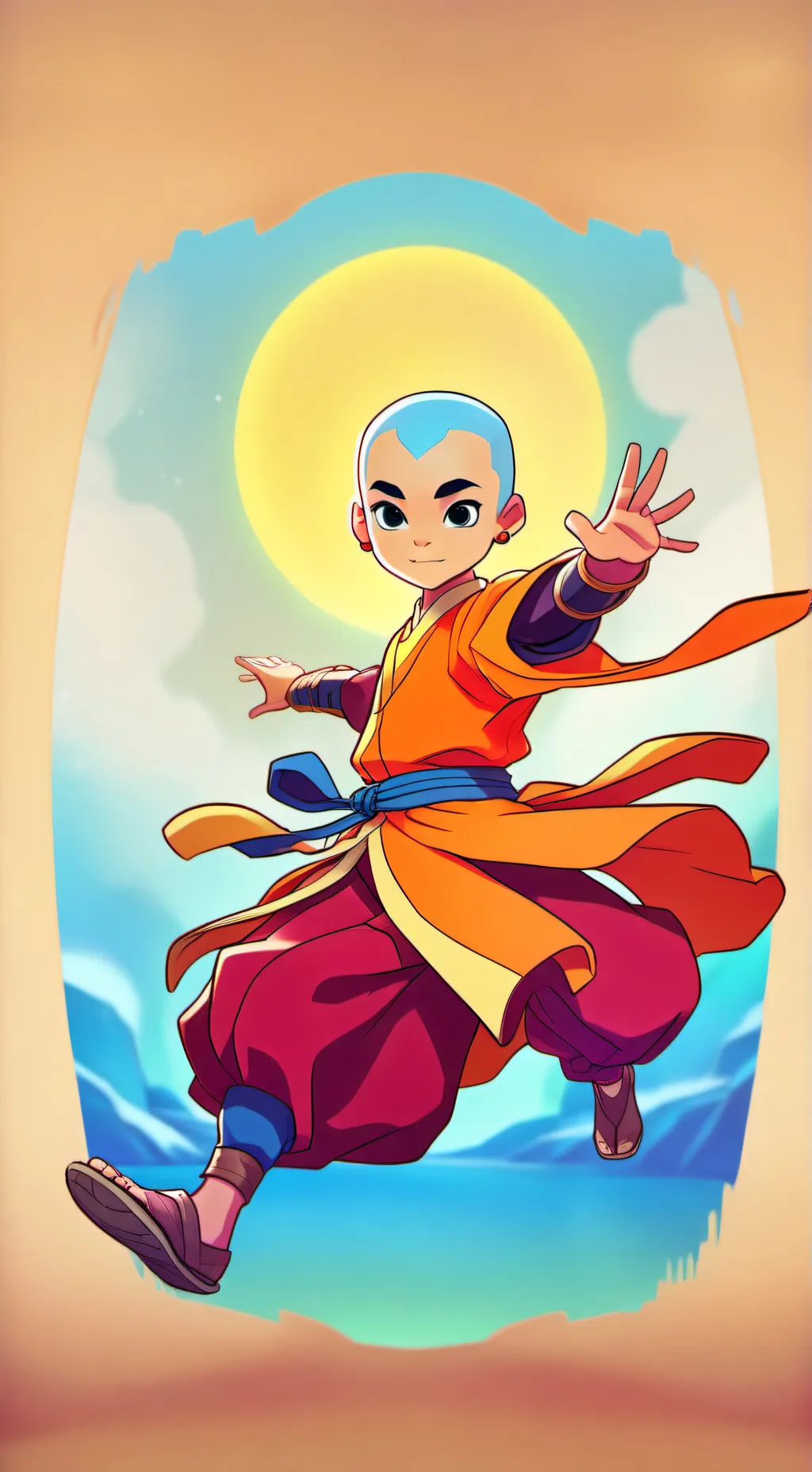 ai character: ATLA  background