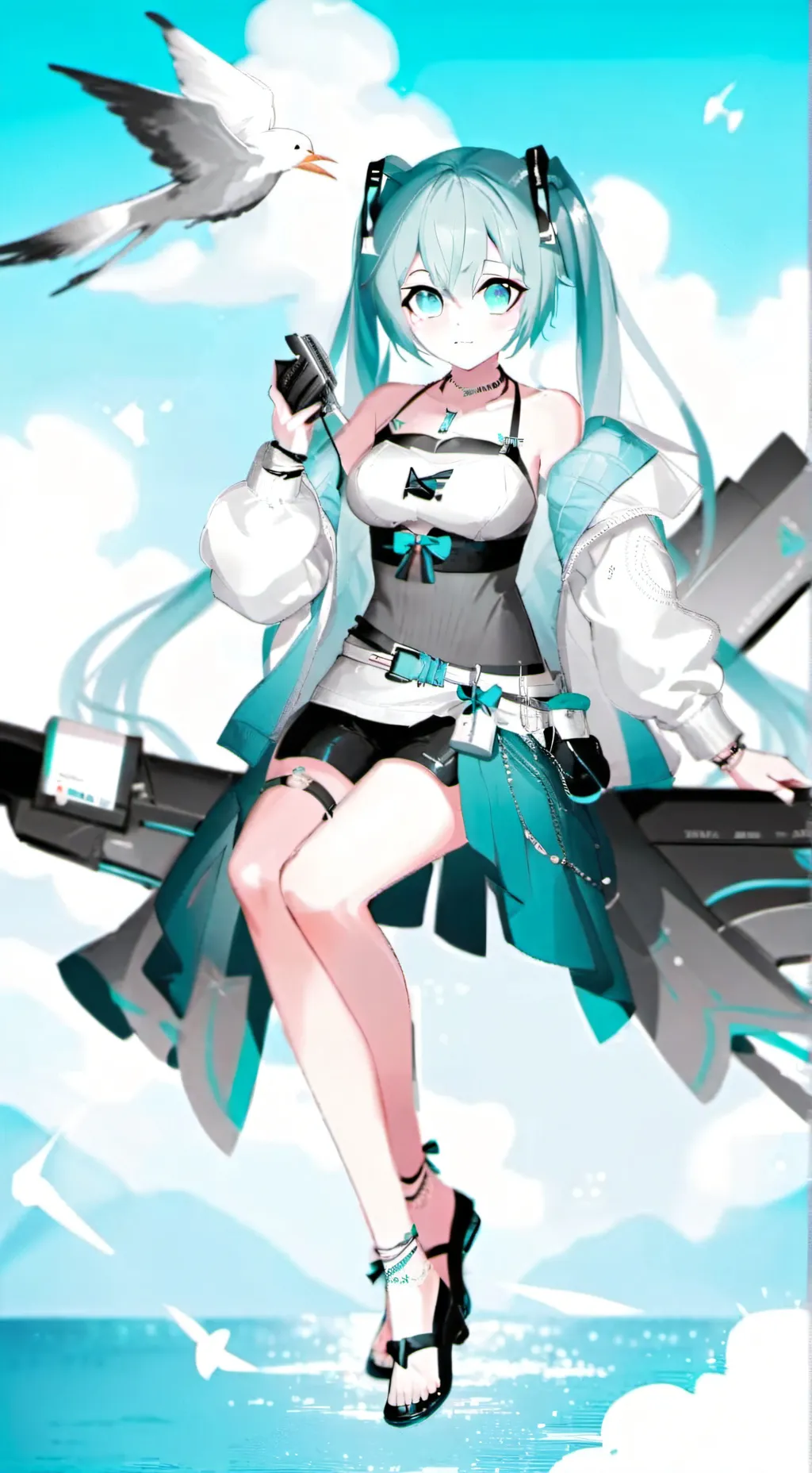 ai character: miku background