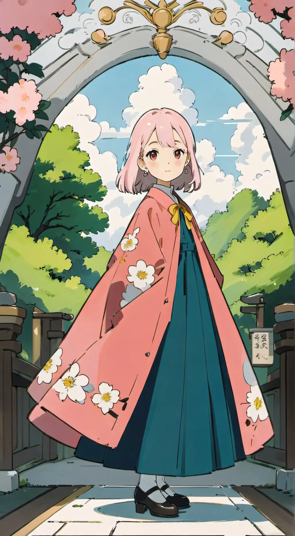 ai character: DTI(Behind scenes) background