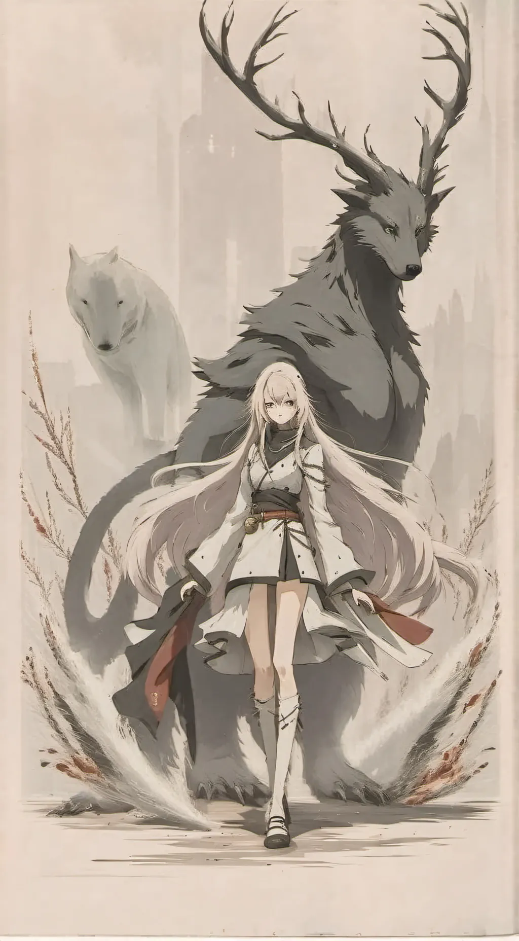 ai character: Monster Musume background