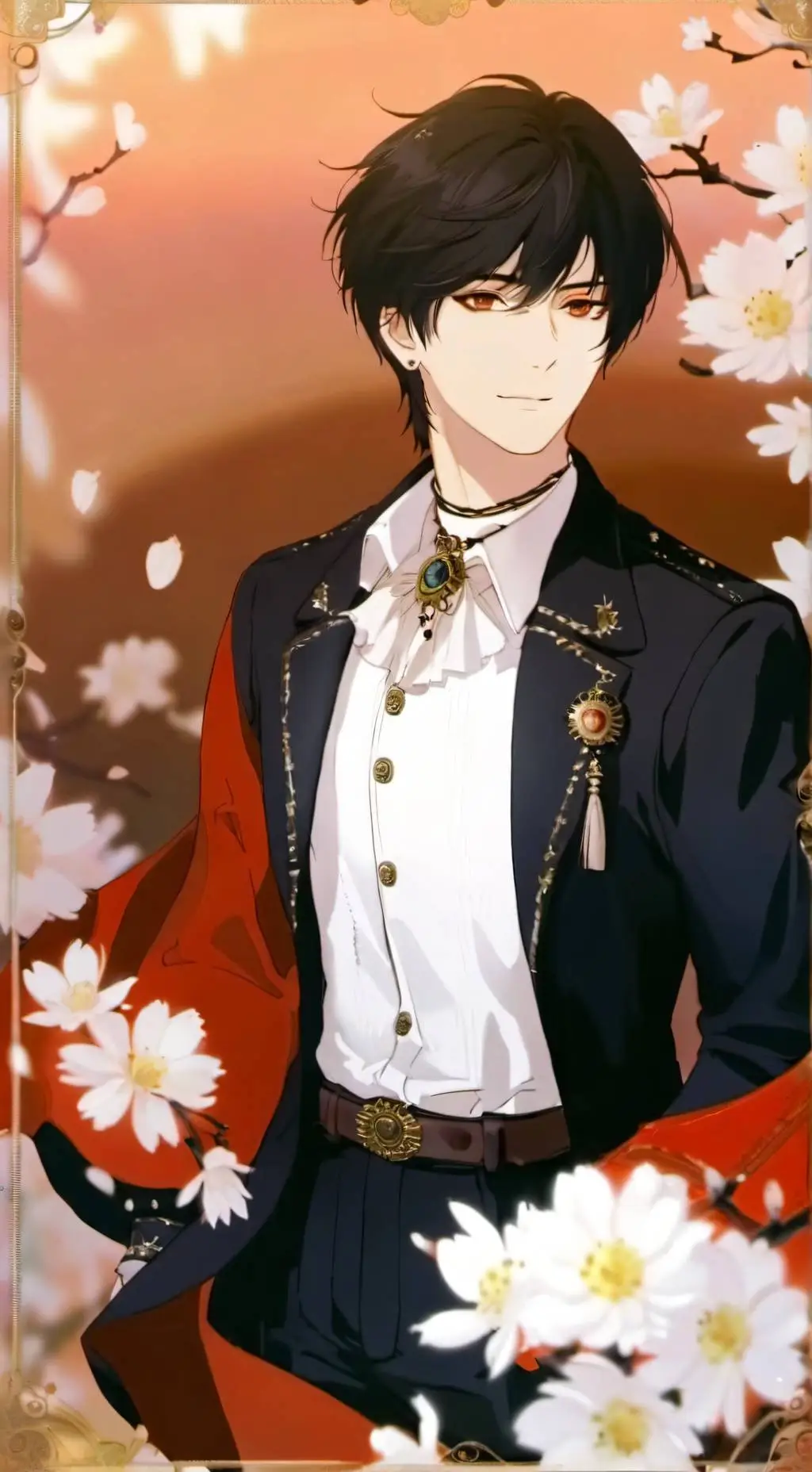 ai character: Винсент  background