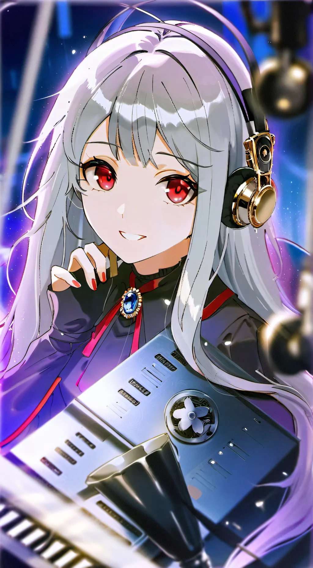 ai character: Luna background
