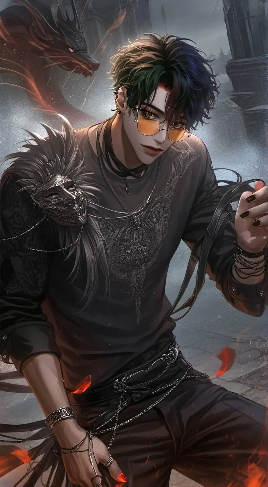 ai character: Damon background