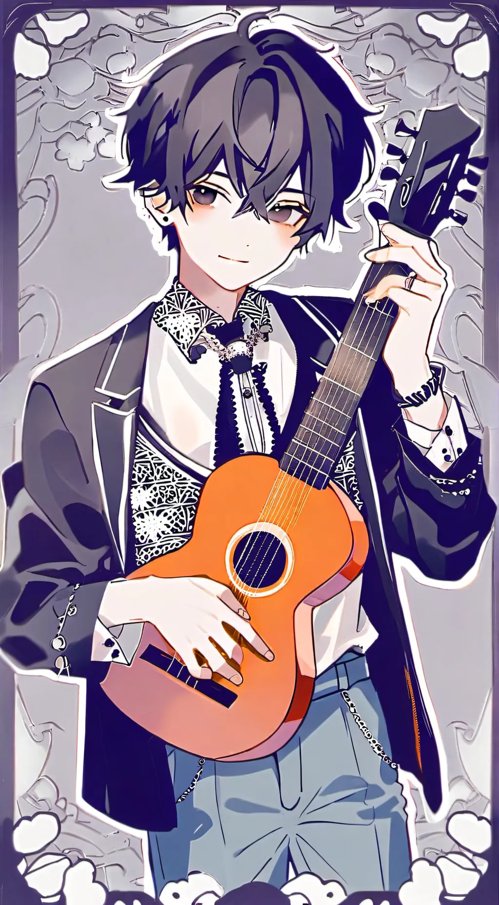 ai character: 谭坤發 background