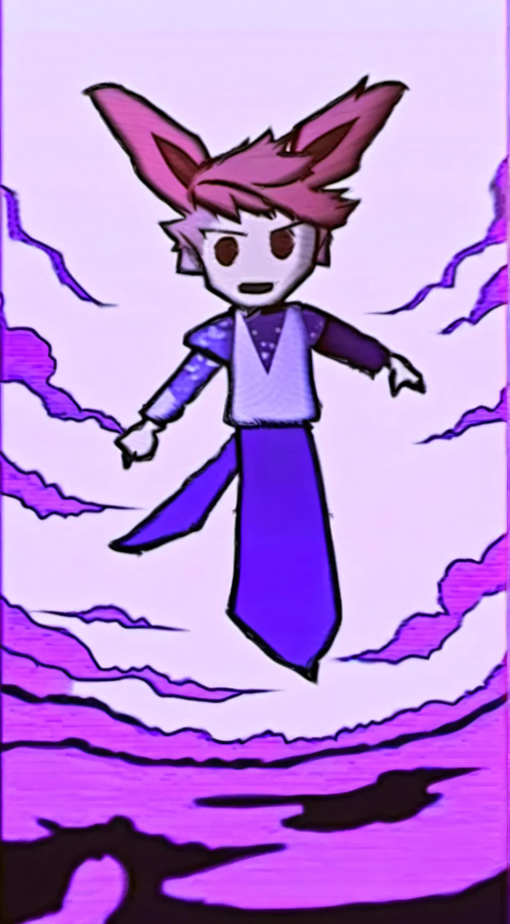 ai character: catnap bebé  background