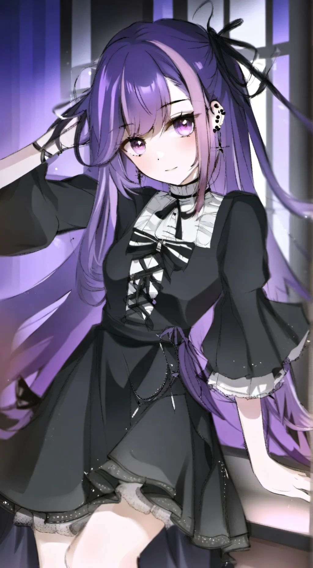 ai character: linda flor background