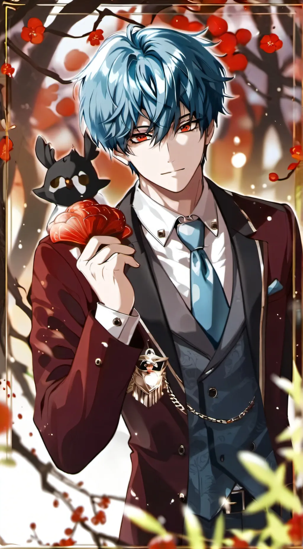 ai character: Lucas  background