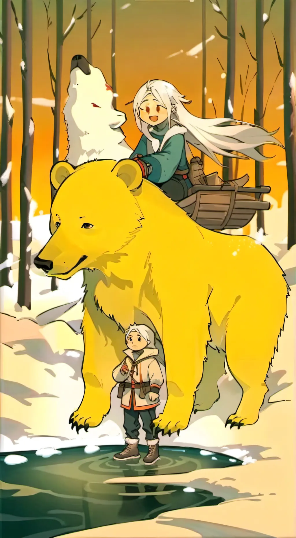 ai character: Mini linn background